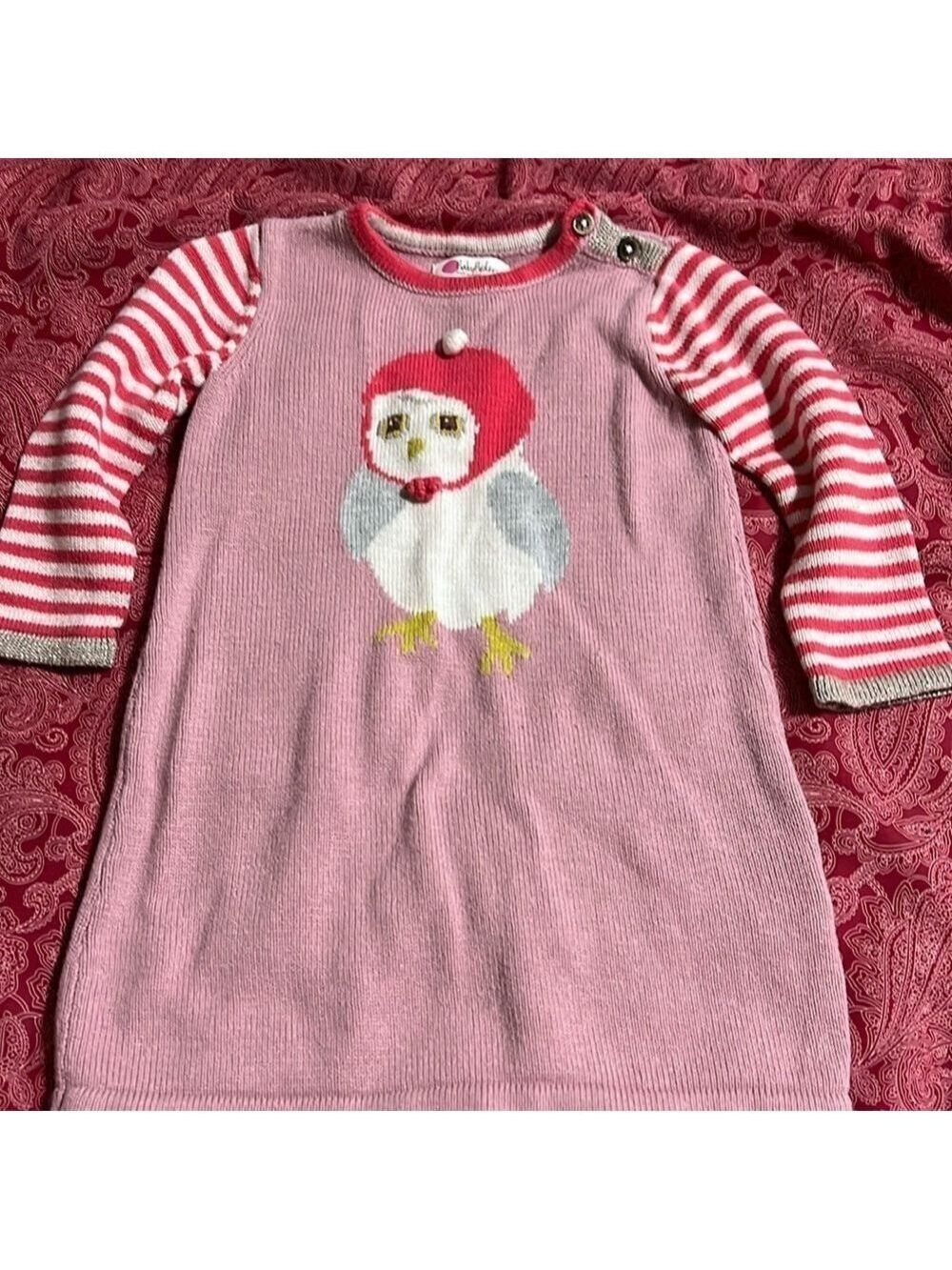 BABY BODEN winter sweater dress. Cotton/cashmere blend. 18-24m